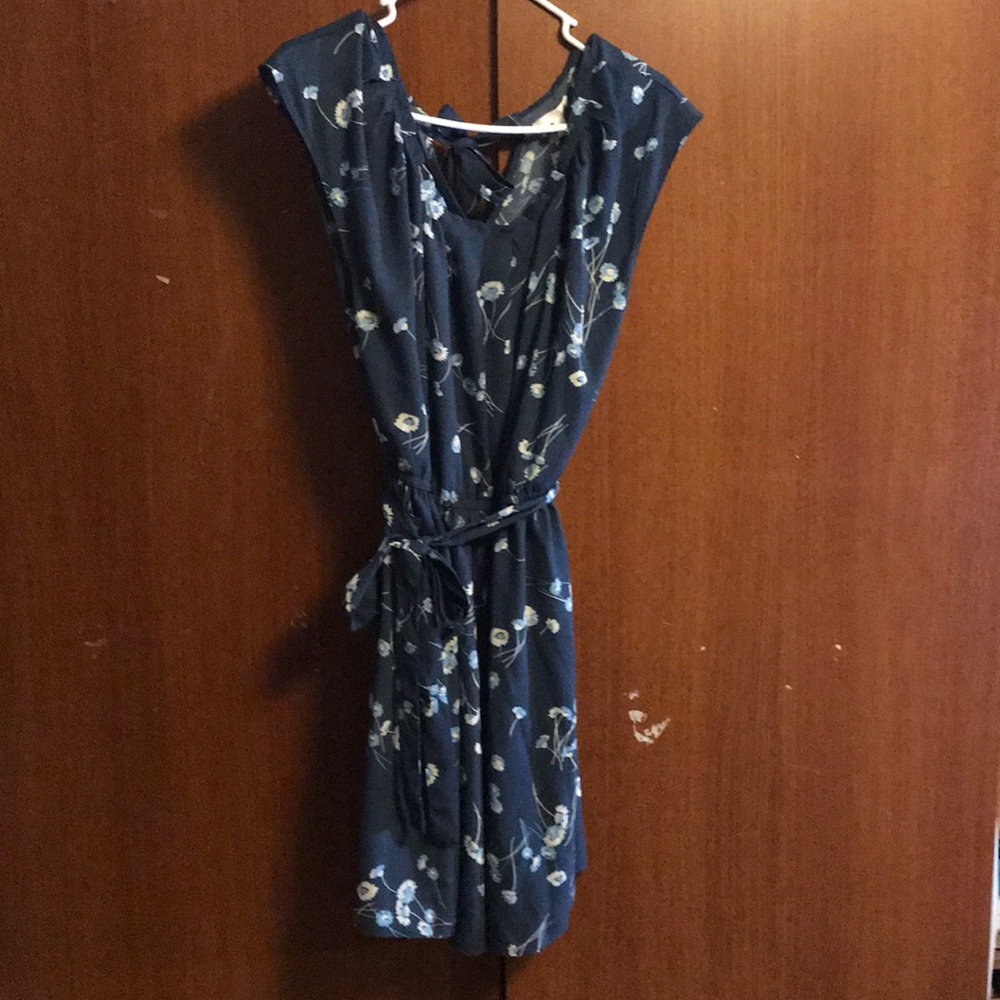 Blue floral dress by LC Lauren Conrad